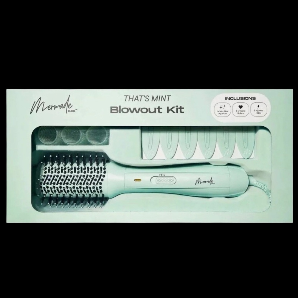 Mermade Hair That's Mint Blowout Kit - Limited Edition NIB